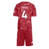 Liverpool Virgil van Dijk #4 Hjemmedraktsett Barn 2026-27 Kortermet (+ korte bukser)